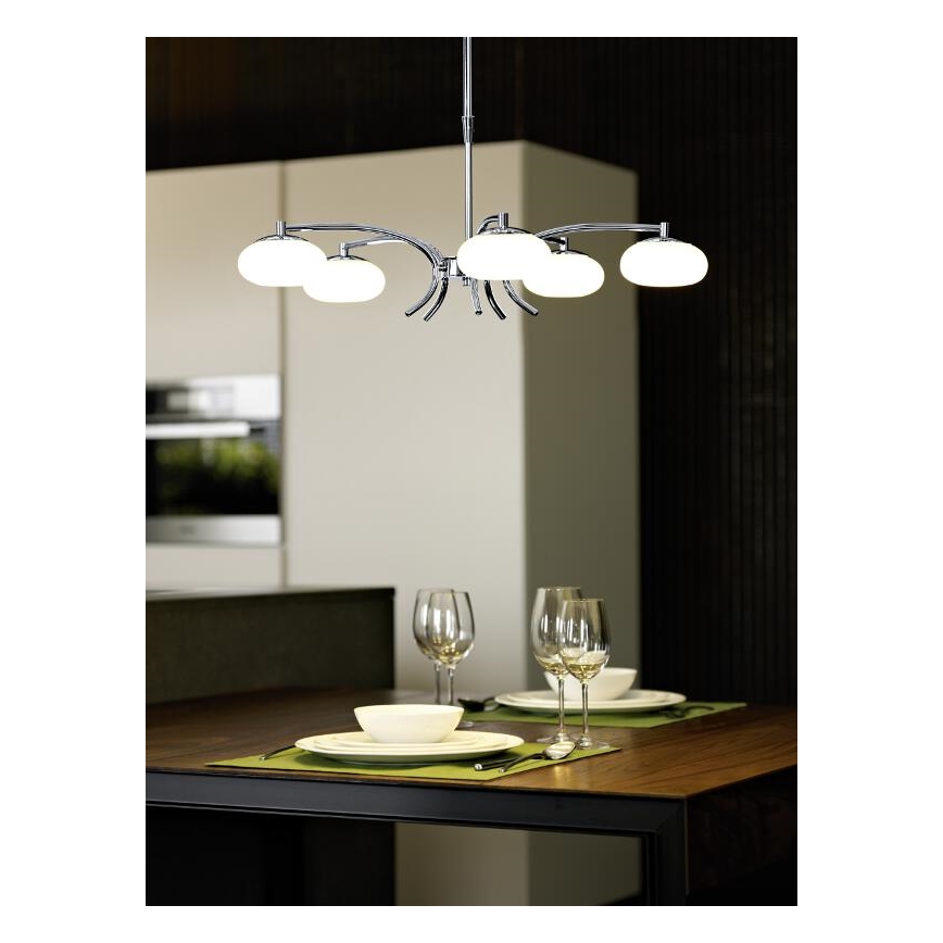EGLO 91753 - Lampadario LED su palo ALEANDRO 5xLED/6W/230V