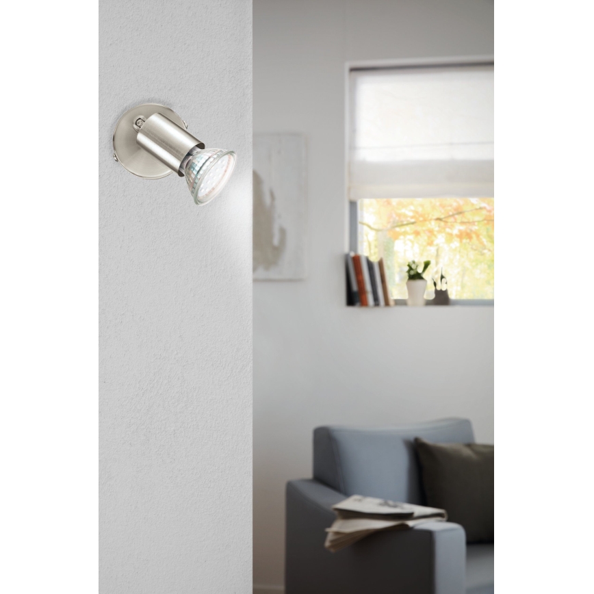 Eglo - Luce Spot da parete a LED LED 1xGU10/2,8W/230V