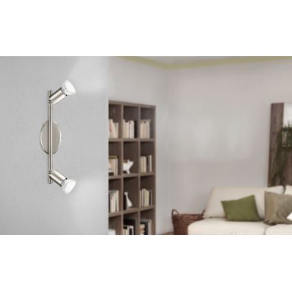 Eglo - Luce Spot a LED 3xGU10-LED/2,8W/230V