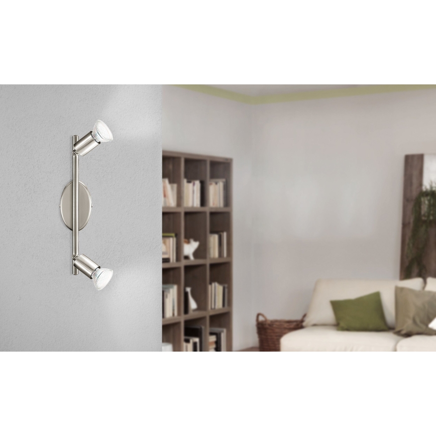 Eglo - Luce Spot a LED 3xGU10-LED/2,8W/230V