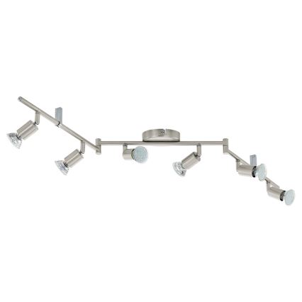 Eglo - Luce Spot a LED 6xGU10-LED/2,8W/230V