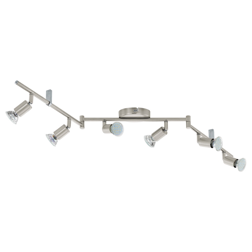 Eglo - Luce Spot a LED 6xGU10-LED/2,8W/230V