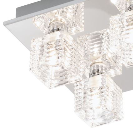 Eglo 92656 - Plafoniera QUARTO 1 4xG9/33W/230V