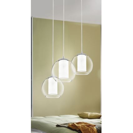 EGLO - Lampada a sospensione 3xE27/60W
