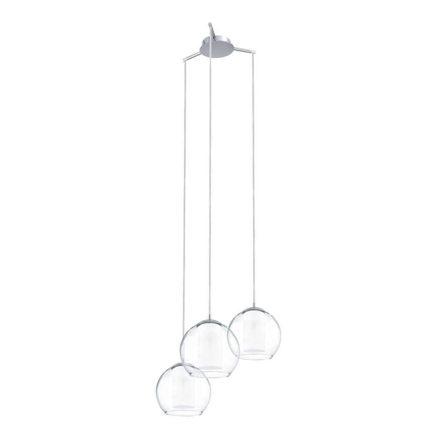 Eglo 92762 - Lampadario sospeso a cavo BOLSANO 3xE27/60W