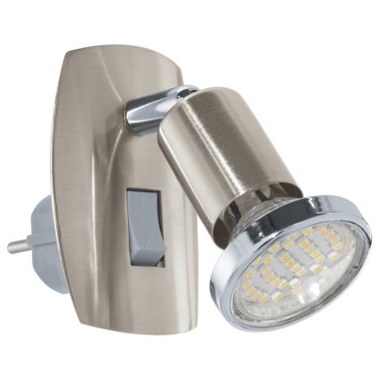 Eglo - Lampada LED con spina integrata 1xGU10-LED/3W/230V