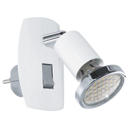 Eglo - Lampada LED con spina integrata 1xGU10-LED/3W/230V