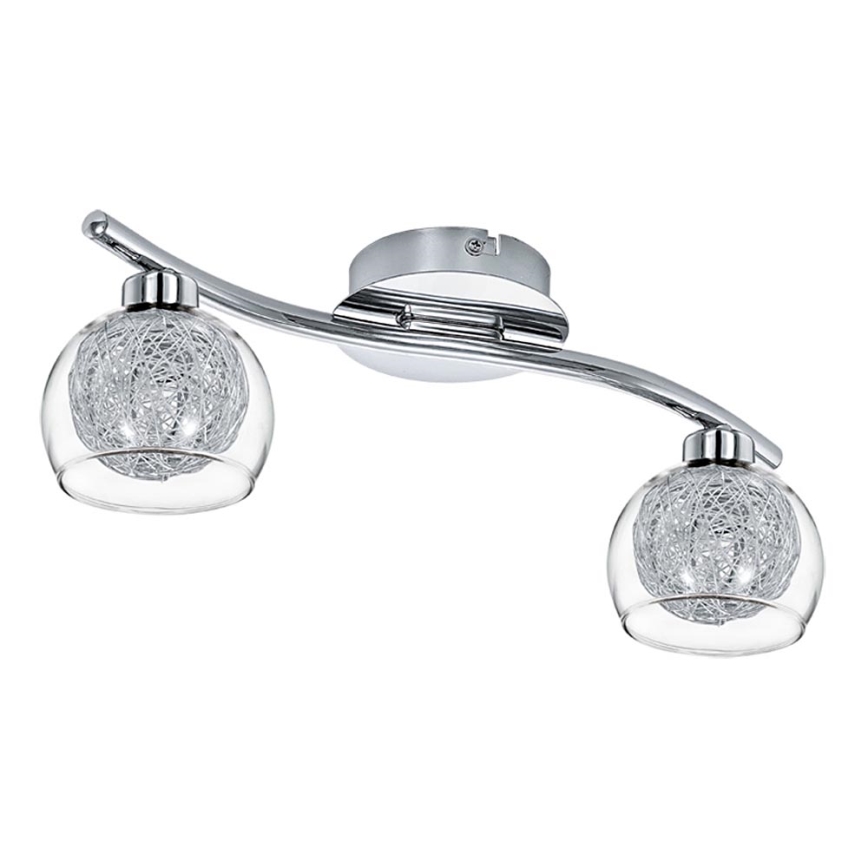 EGLO NOCITO 1 Faretto Da Incasso In Acciaio 3,3W - Cromato/Bianco - Luce Circostante LED Per Interni