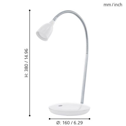 Eglo - Lampada da tavolo LED/3W/230V