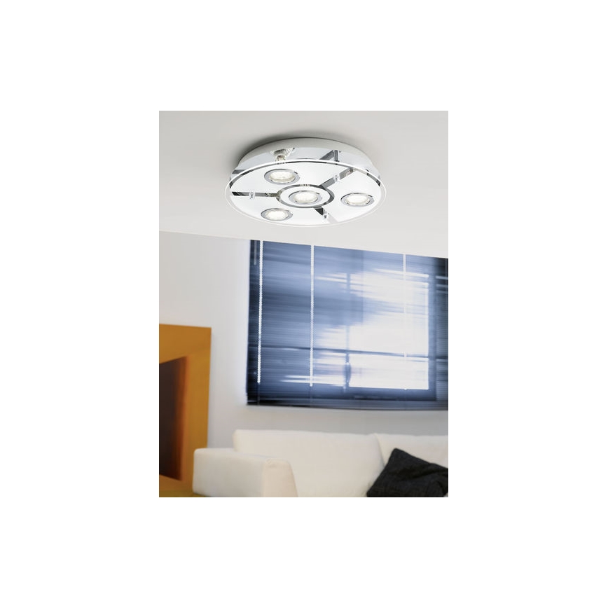 EGLO 93107 - Plafoniera LED CABO 4xGU10/3W LED