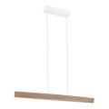 Eglo 93342 - lampada a sospensione LED FORNES LED/24W/230V rovere
