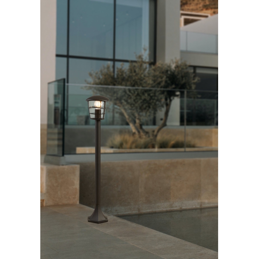 Eglo - Lampada LED da esterno 1xE27/8,5W/230V IP44 nera