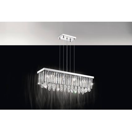 Eglo 93423 - Lampadario a sospensione con filo CALAONDA 11xG9/33W/230V