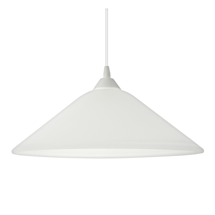 Eglo 93615 - Paralume vetro satinato bianco E27 diametro 38 cm