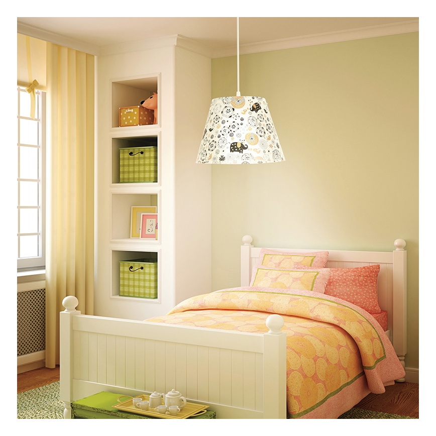 Eglo 93718 - Lampadario per bambini MOLOVE 1xE27/60W/230V
