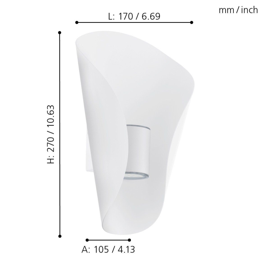 Eglo - Illuminazione LED da esterno 2xLED/2,5W/230V