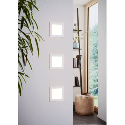 Eglo 94061 - Faretto da incasso LED FUEVA 1 LED/10,95W/230V 17x17 cm