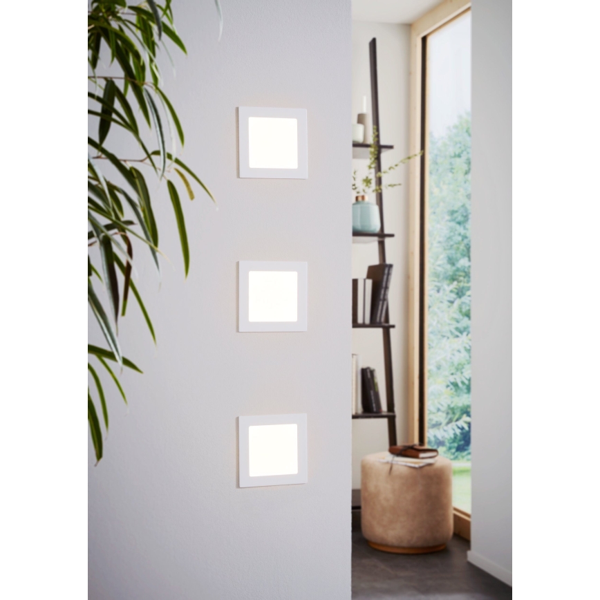 Eglo 94061 - Faretto da incasso LED FUEVA 1 LED/10,95W/230V 17x17 cm