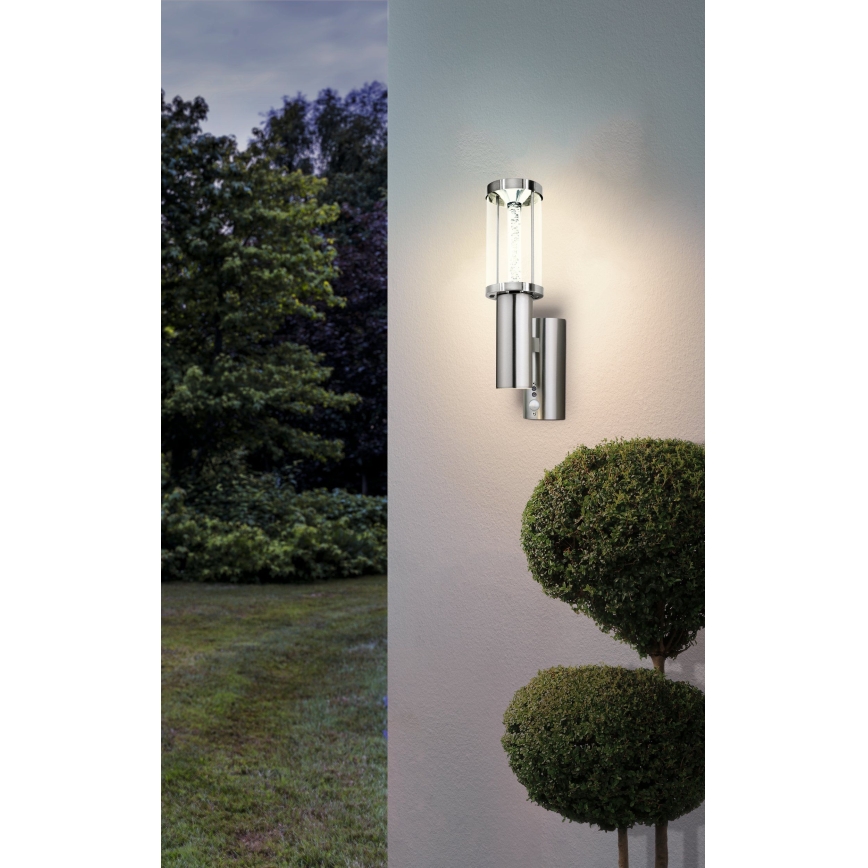Eglo - Illuminazione LED da esterno con sensore 1xGU10/3W + 1xLED/3,7W