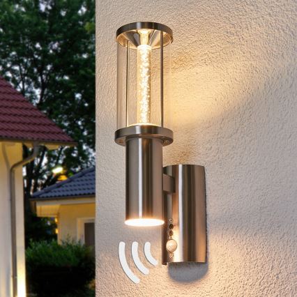 Eglo - Illuminazione LED da esterno con sensore 1xGU10/3W + 1xLED/3,7W