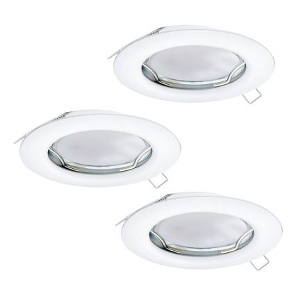 Eglo - Set da 3 faretti LED da incasso PENETO 1xGU10-LED/3W/230V