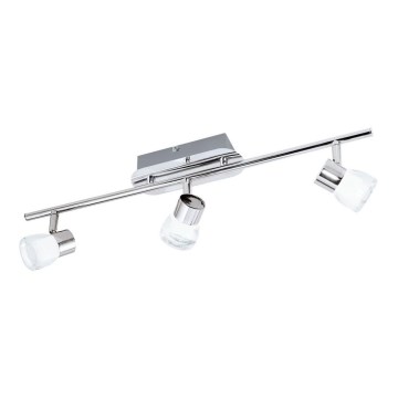 Eglo 94382 - Faretto LED PERITO 3xLED/3W/230V 3000K cromo lucido