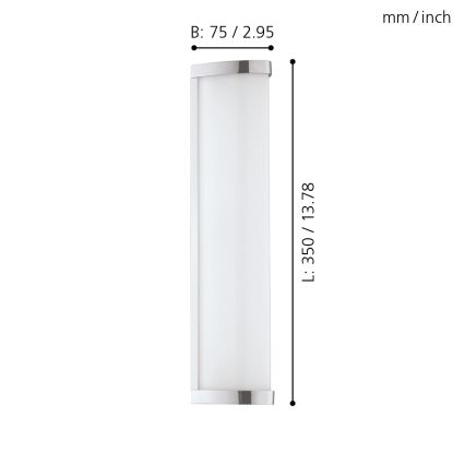 Eglo - lampada da bagno LED/8W/230V IP44