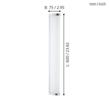 Eglo - Lampada LED da bagno 1xLED/16W/230V