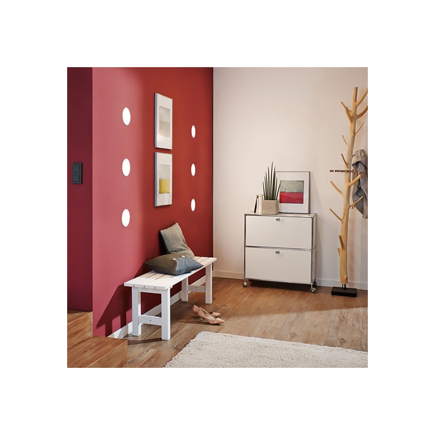 Eglo - Set di 3 faretti da incasso LED FUEVA 1 1xLED/2,7W/230V Ø 8,5 cm