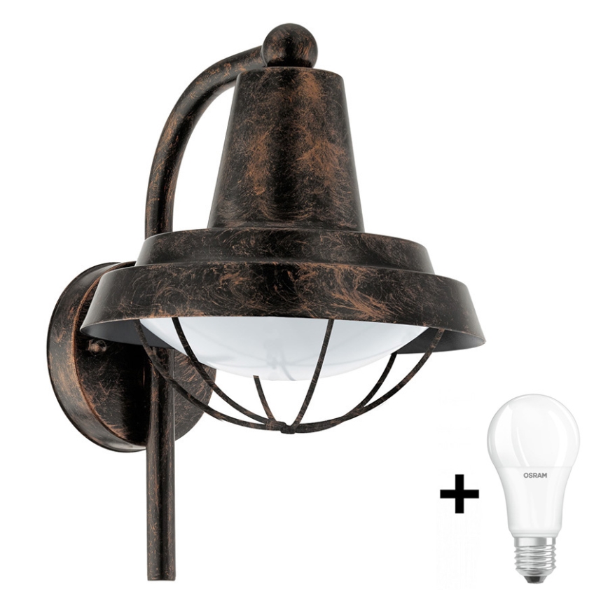 Eglo 94838 - Lampada da esterno COLINDRES 1xE27/60W/230V