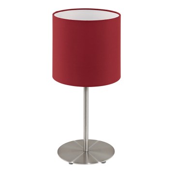 Eglo 94906 - Lampada da tavolo PASTERI 1xE27/60W/230V