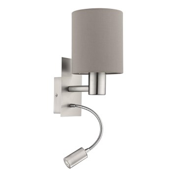 Eglo 94931 - Applique a LED PASTERI 1xE27/60W + LED/2,4W