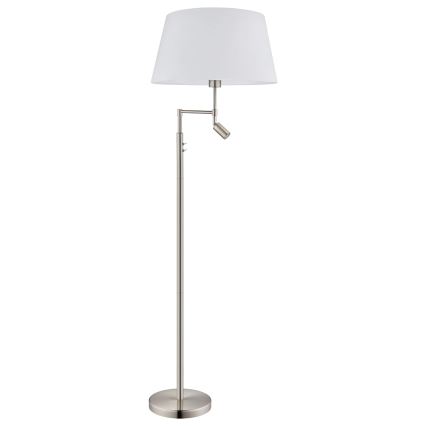 Eglo - Lampada da terra 1xE27/60W + 1xLED/2,1W