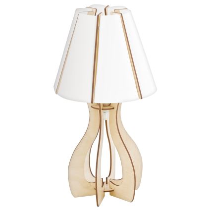 Eglo 94951 - Lampada da tavolo COSSANO 1xE27/60W/230V