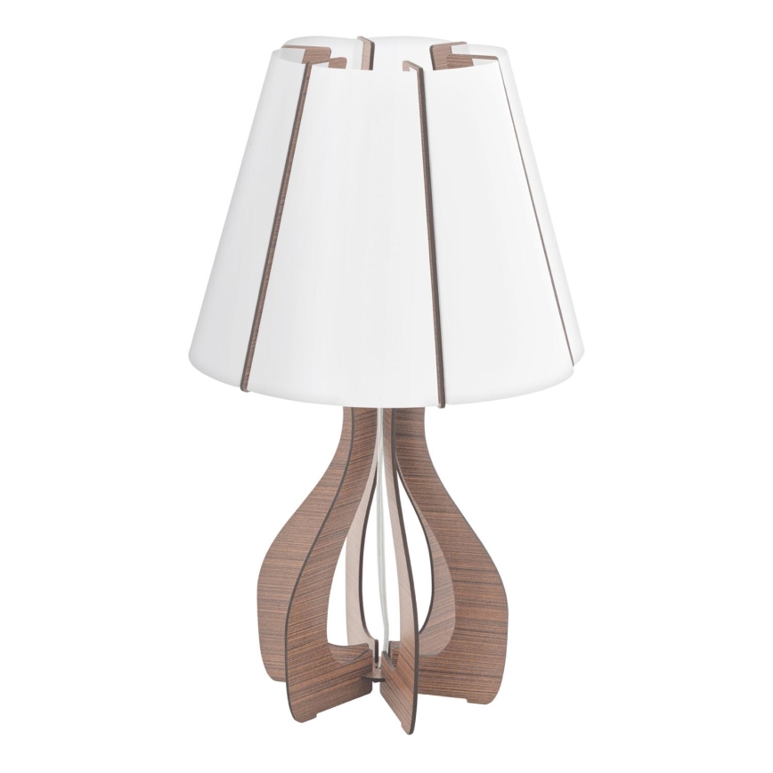 Eglo 94954 - Lampada da tavolo COSSANO 1xE27/60W/230V