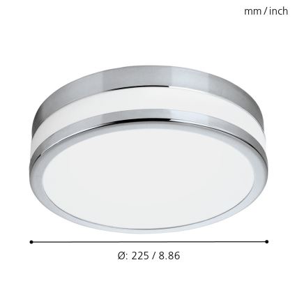 Eglo - lampada da bagno a LED LED/11W/230V IP44