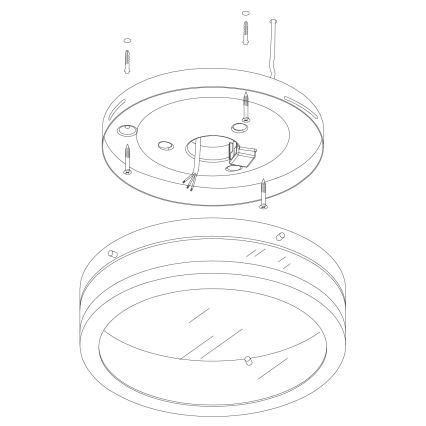 Eglo - Lampada LED da bagno 1xLED/11W/230V IP44