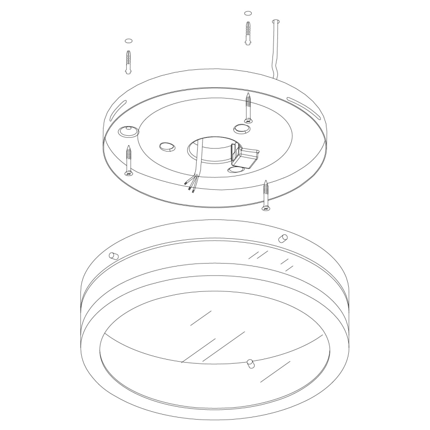Eglo - Lampada LED da bagno 1xLED/11W/230V IP44