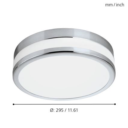 Eglo - LED lampada da bagno LED/24W/230V IP44