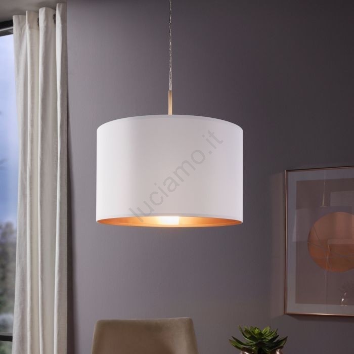EGLO 94403 Plafoniera Da Interno Argento | Design Moderno Con LED GU10 Dimmerabile | IP20