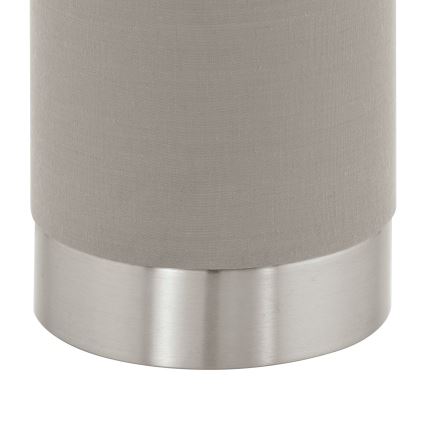 Eglo - Lampada da tavolo dimmerabile 1xE27/40W/230V taupe