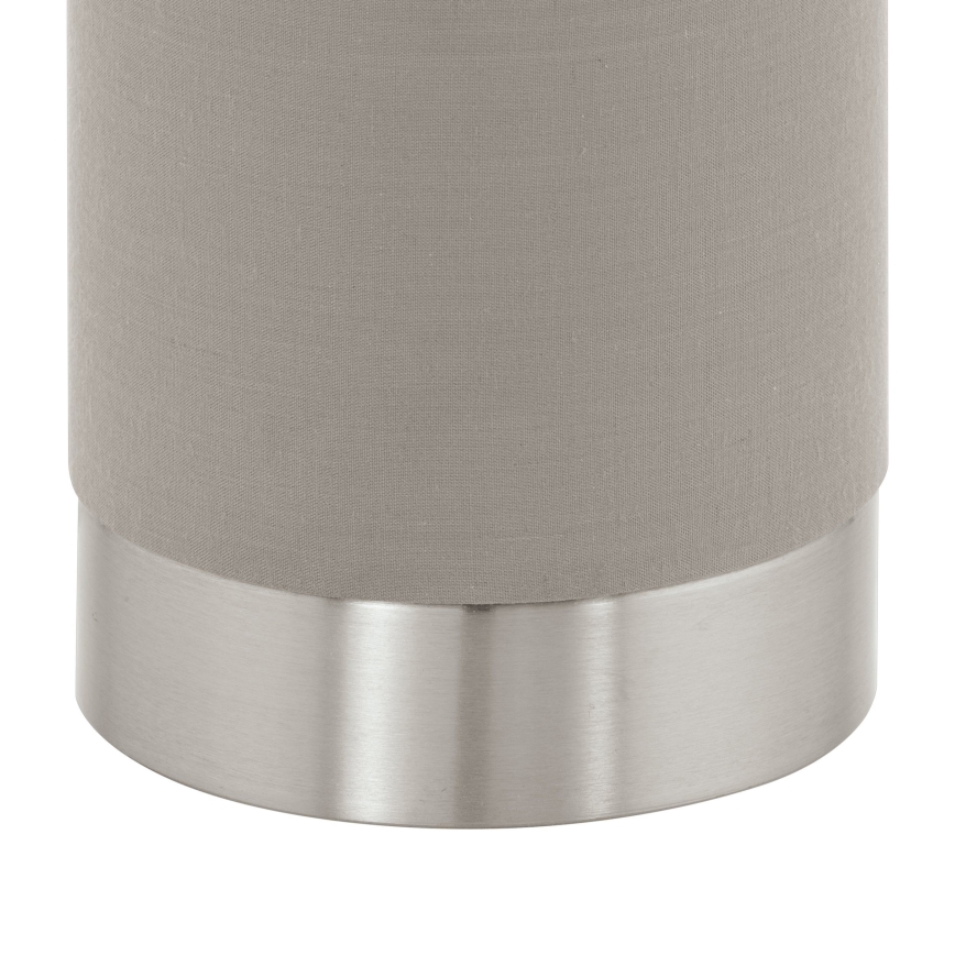 Eglo - Lampada da tavolo dimmerabile 1xE27/40W/230V taupe