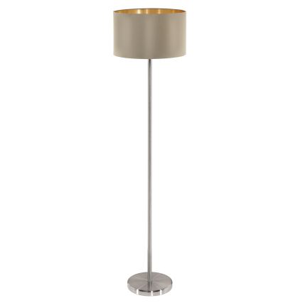 Eglo - Lampada con piedistallo 1xE27/60W/230V taupe