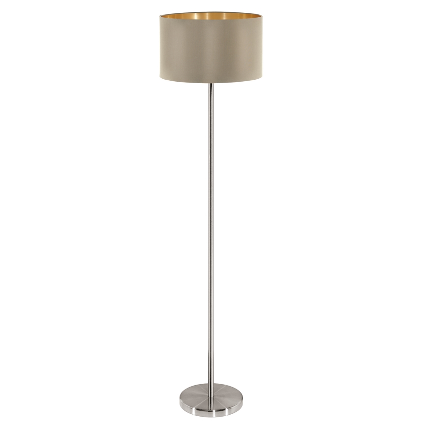 Eglo - Lampada con piedistallo 1xE27/60W/230V taupe
