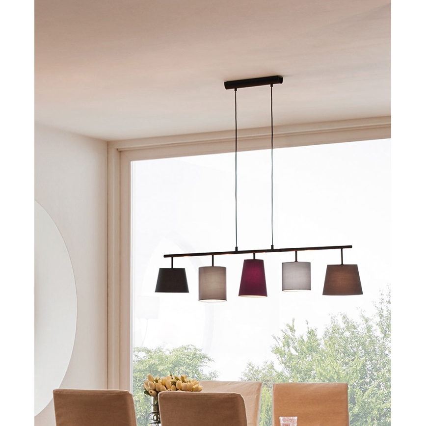 Eglo 95191 - Lampadario ALMEIDA 5xE14/40W/230V