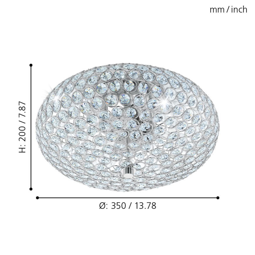 Eglo - Lampada da soffitto 2xE27/60W/230V