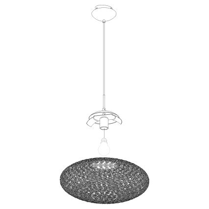 Eglo - Lampadario a sospensione con filo 1xE27/60W/230V