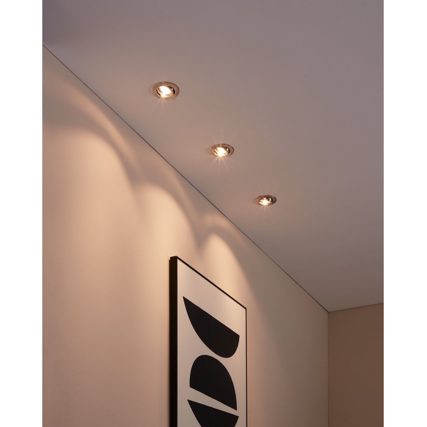 Eglo - SET 3pz Lampada LED da incasso TEDO 3xGU10-LED/5W/230V