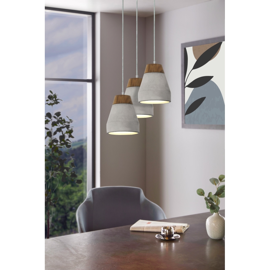 Eglo - Lampadario 3xE27/60W/230V