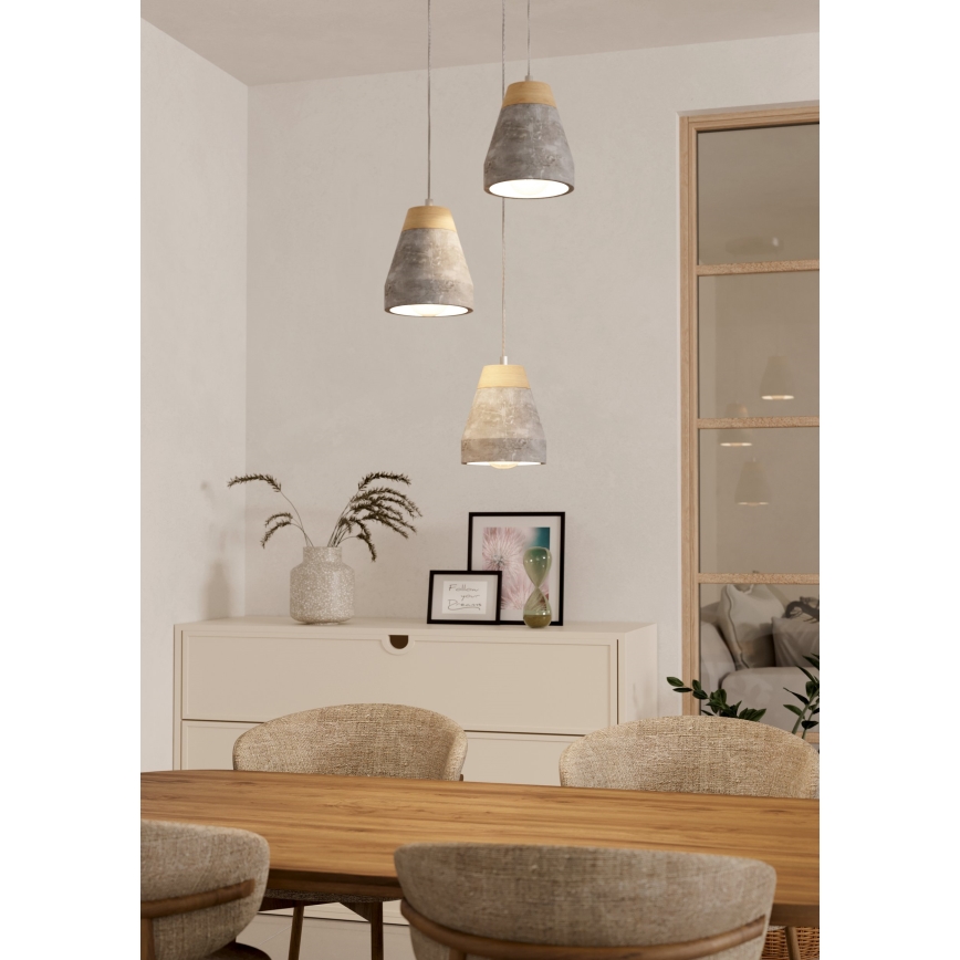 Eglo - Lampadario 3xE27/60W/230V